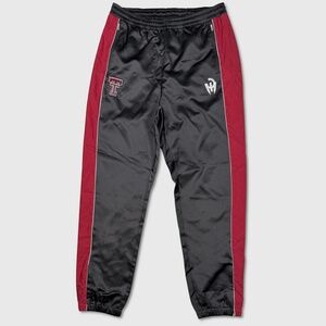 Adidas Texas Tech Track Pants - NWT Mens Large Black / Red - #47637-J6